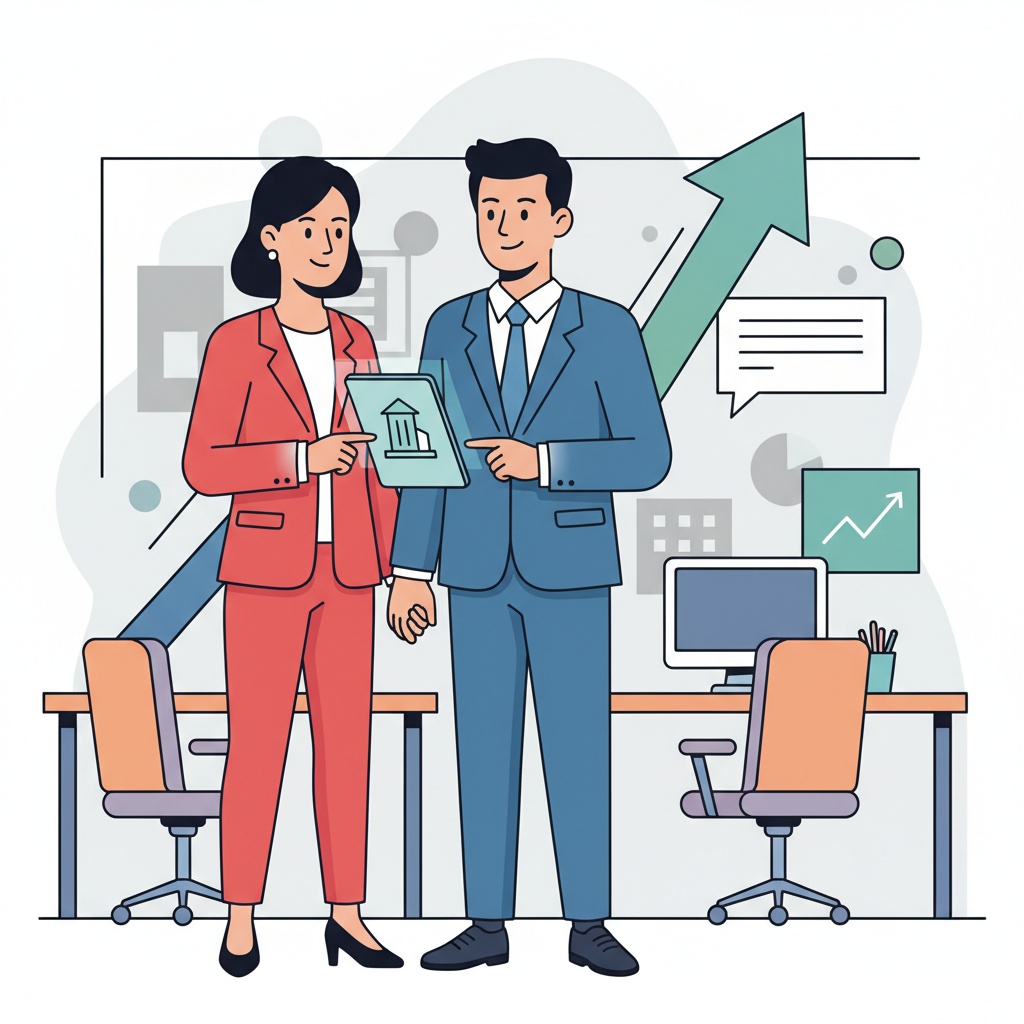 Couple investissant ensemble